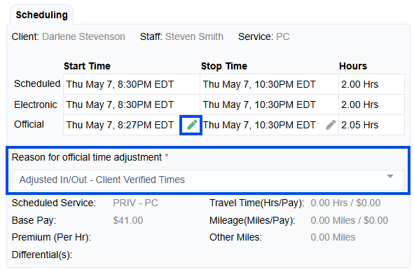 Date Adjustment