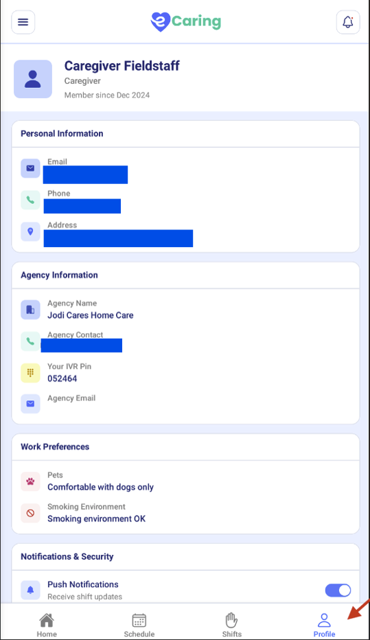 Mobile App Screenshot