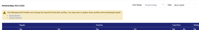 Payroll ID Check
